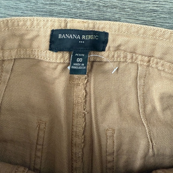 Banana Republic Factory Utility Cargo Pant - Size 00 Petite - Iced Latte - NWOT - Picture 10 of 10